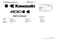 Kawasaki Versys 1000 Mk1 2012 to 2014 parts catalog